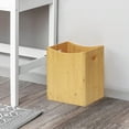 thumbnail image 7 of Bamboo Waste Bin in Natural Bamboo Color home Trash Can, 7 of 7