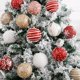 thumbnail image 4 of Bolas de Navidad colgantes para árbol de Navidad, adornos para fiesta en casa, Feliz Año Nuevo, alta calidad, 4 unidades, 8cm, 2023, 4 of 4
