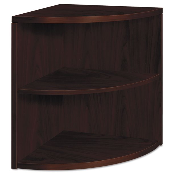 HON 10500 Series TwoShelf End Cap Bookshelf 24w x 24d x 291/2h Mahogany 105520NN