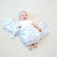 thumbnail image 2 of aden + anais Essentials 100% Muslin Cotton Swaddle Blanket, Unisex, 4 Pack, Natural History, 2 of 7