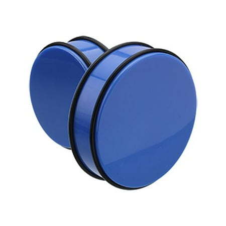 

Supersize Neon Colored Acrylic No Flare Ear Gauge Plug