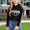 Black, variant on Zecgelong Children Girls Long Sleeve Letters Solid Color Short Hoodie Hoodie Top For Large Children Black,Size 3-4 Years