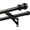 28-42", variant on Double Curtain Rod 30-42" - 1 Inch Black Double Curtain Rods for Windows Blackout, Splicing Adjustable Dual Rods for Drapes and Curtains, Heavy Duty Snap-On Bracket, Decorative Finals
