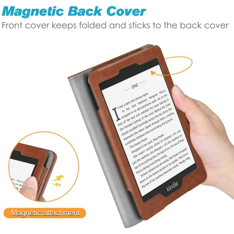 SaharaCase Hand Strap Series Case For Amazon Kindle Paperwhite (11th Generation, 2021-2023 Release), Black (TB00187 5 thumbnail image