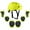 Green, variant on Kids 7 in 1 Helmet and Pads Set Adjustable Kids Knee Pads Elbow Pads Wrist Guards for Scooter Skateboard Roller Skating Cycling