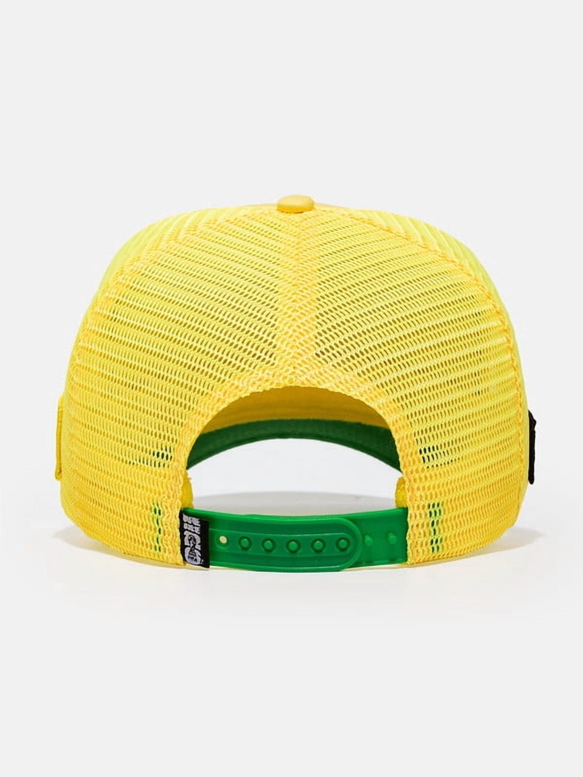 FIFA World Cup 2026 Rubber Country Patch Trucker Soccer Cap - Brazil