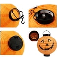 thumbnail image 4 of 12 PCS Linterna de Papel de Calabaza de Halloween Jack Lantern, para Fiesta de Halloween Bodas Jardín Dormitorio Bar Decoración Interior Exterior Castillo de 20 * 22 cm, 4 of 5