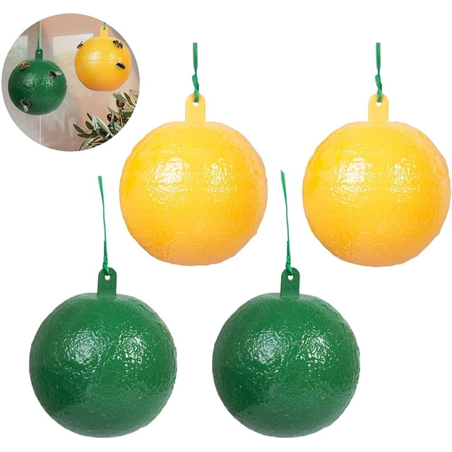 Uds. Trampa colgante para moscas de la fruta, trampa para moscas, atrapamoscas para jardín al aire libre y hogar