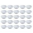 thumbnail image 1 of HEALEEP 30 Pcs Moule à Muffins Réutilisable en Alliage d'Aluminium pour Cuisson Argent, 1 of 5