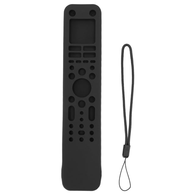 Remote Control Protective Cover, Washable Silicone Remote Controller Cover Antislip Waterproof Durable For Living Room Black