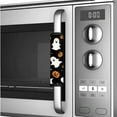 thumbnail image 4 of Xoenoiee 6 PCS Refrigerator Door Handle Gloves Washable Neoprene Kitchen Appliance Covers Fridge Dishwasher Oven Protective Decor Prevent Drips Fingerprints, Ghost Pumpkin Black Halloween, 4 of 5