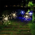thumbnail image 5 of Cadena de luces LED solares para fuegos artificiales con forma de diente de león para exteriores, impermeables, para patio, jardín, luces decorativas navideñas, 5 of 5