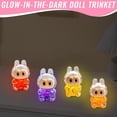 thumbnail image 4 of Labubu Original Labubu Pop Mart Home Decoration Children's Gift Quicksand Luminous Ornaments 10ml Orange, 4 of 4