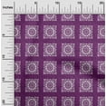 thumbnail image 2 of oneOone Velvet Purple Fabric Block Sewing Craft Projects Fabric Prints By Yard 58 Inch Wide, 2 of 5