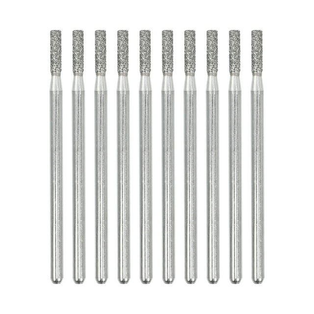 Juego de 10 brocas para uñas de esmeril Unique Bargains 3/32 pulgadas 44,2 mm