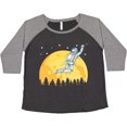 thumbnail image 3 of Inktastic Space Outerspace Moon and Astronaut Women's Plus Size T-Shirt, 3 of 5