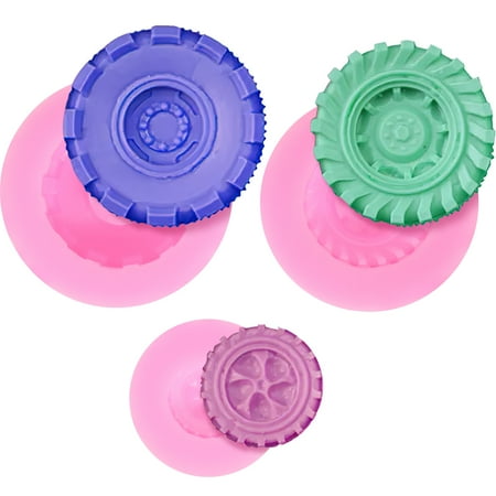

Weiwei 3D Round Tire Fondant Mold for Cake Decoration
