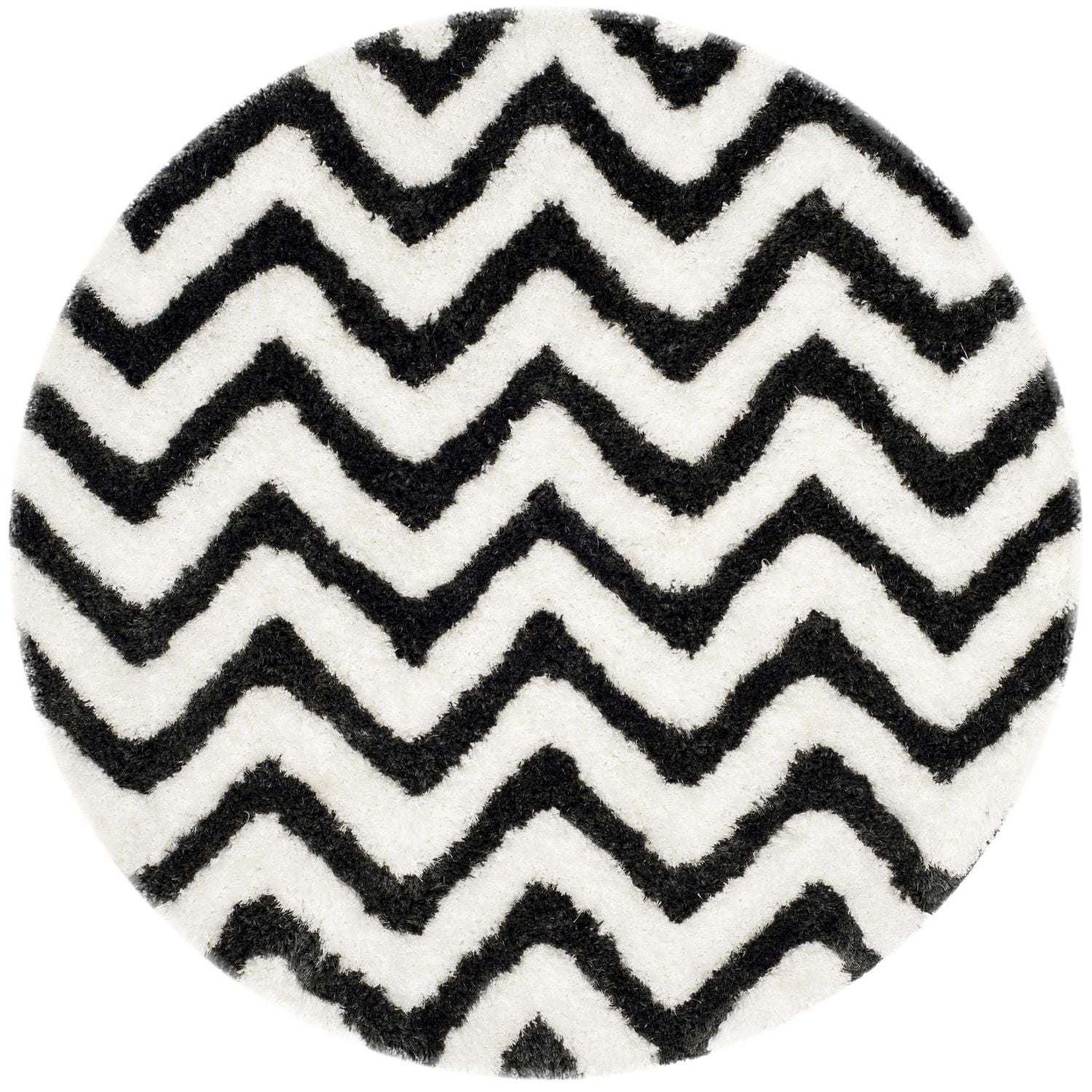 Safavieh Barcelona Carmella Zigzag Stripes Shag Area Rug