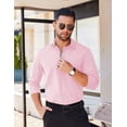 thumbnail image 5 of COOFANDY Men's Long Sleeve Casual Button Down Shirts Untucked Shirts for Men Regular Fit Dress Shirt, 5 of 11