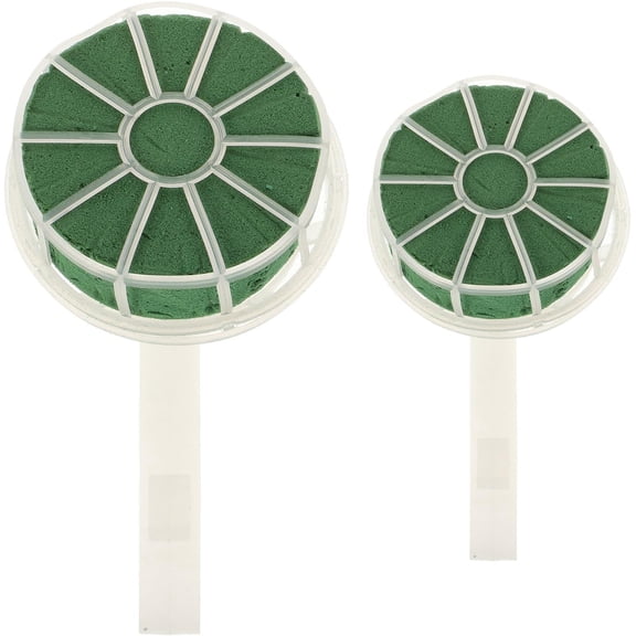 ABPETE 2pcs Wedding Bouquet Holder Bride Bouquet Holder DIY Wedding Foam Bouquet Handle Bridal Floral Fresh Artificial Flower Holder Decoration