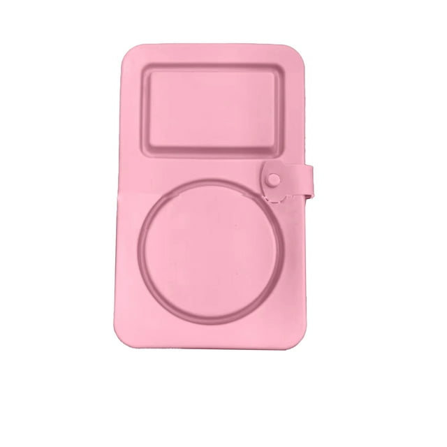 stanreset Silica Gel Salad Dressing Container For School Lunches And Picnics Small Containers With Lids pink