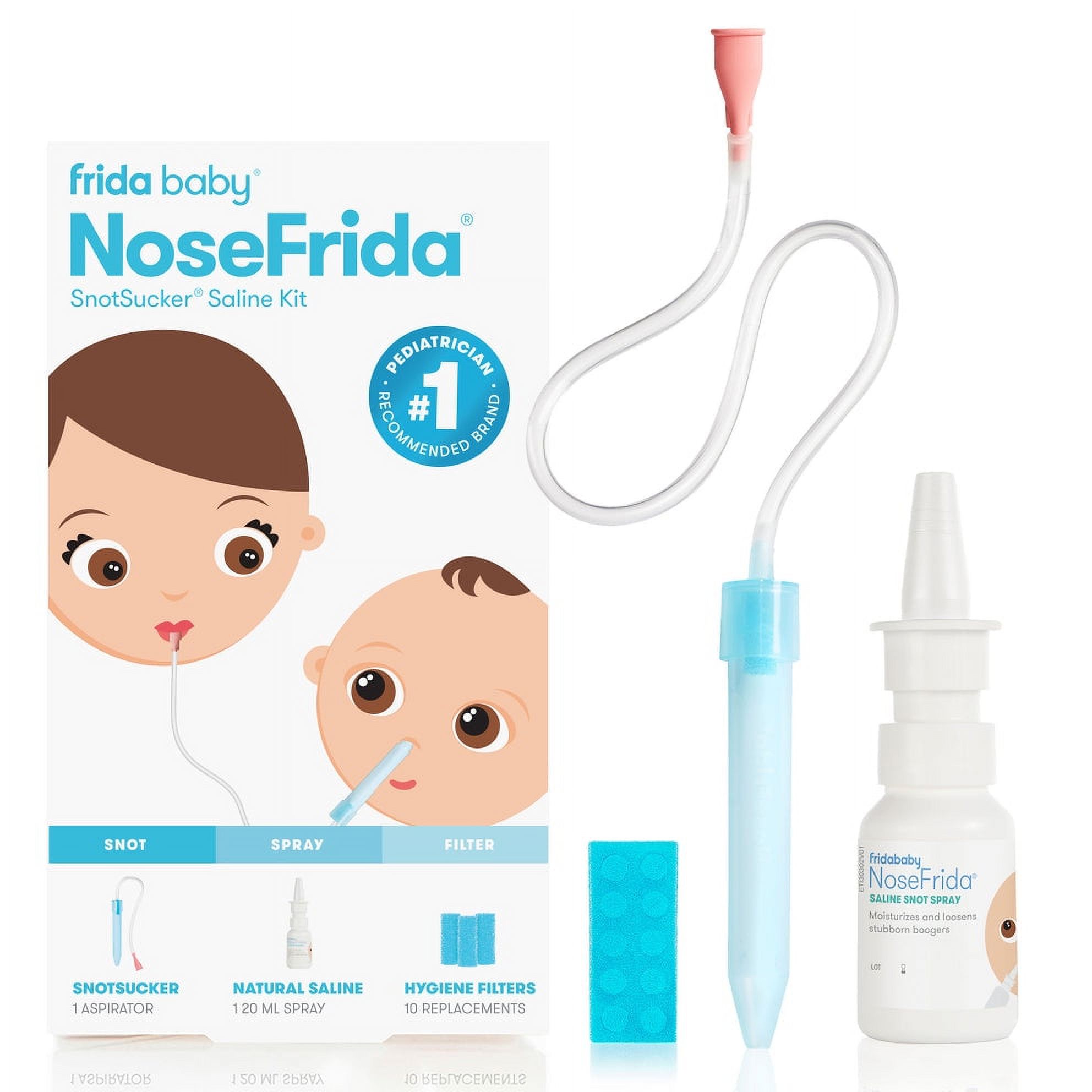 Frida Baby NoseFrida Saline Kit with Nasal Aspirator