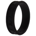 thumbnail image 2 of Anillo de boda con flores de silicona - Negro de ROQ para mujer - Anillo de 11 mm, 2 of 2
