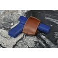 thumbnail image 5 of Saddle Mate Leather Universal Gun Holster, Brown, for Large Frame Pistols, Ambidextrous, 5 of 6