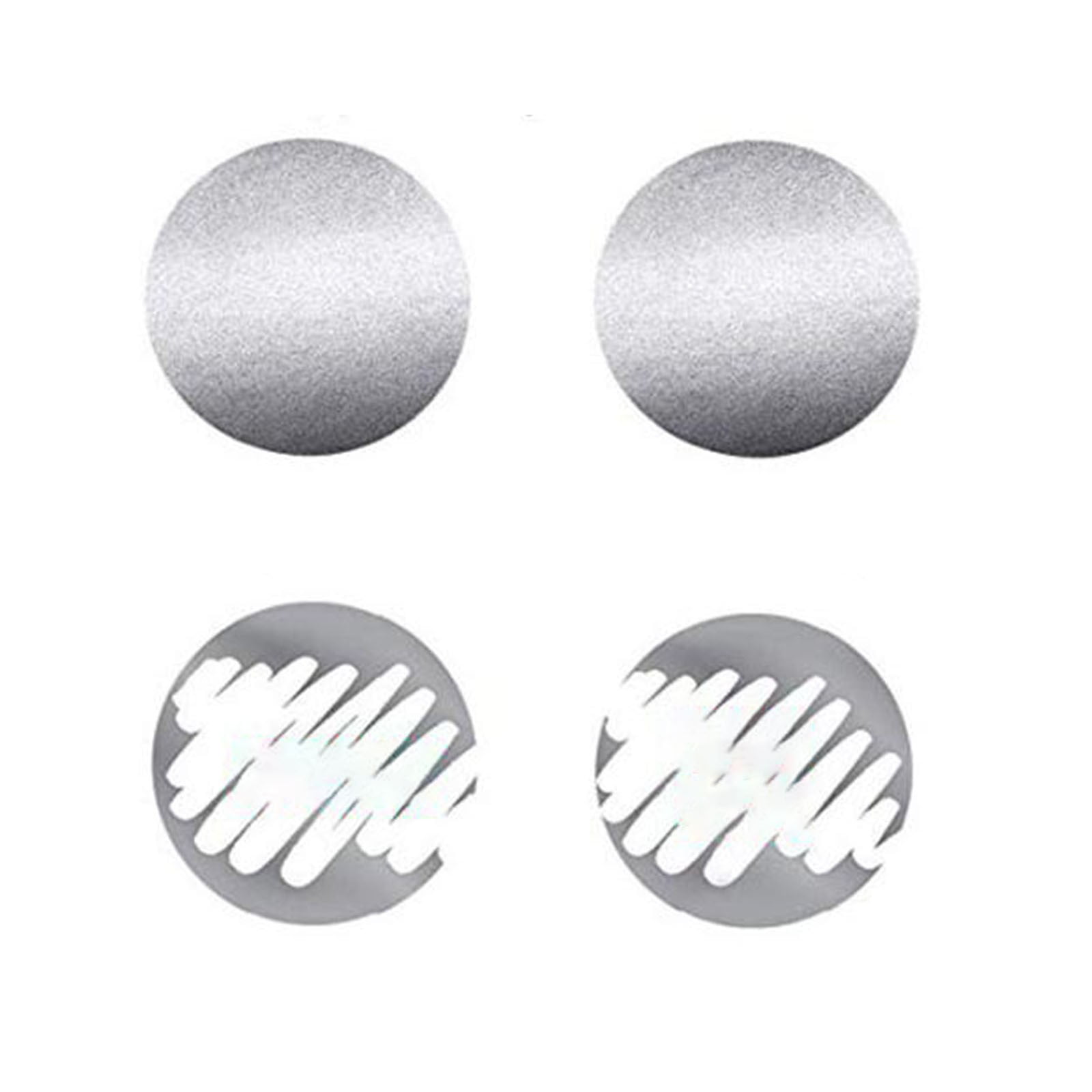 1 1/4 Circle Silver Scratch-off Stickers - SOS104