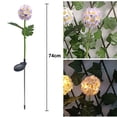 thumbnail image 2 of Luces solares de flores decorativas para exteriores, luces solares impermeables de crisantemo para exteriores, 2 of 5