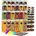 thumbnail image 2 of 42 Pack Set Kitchen Plastic Food Containers with Airtight Lids Leak Proof, 2 of 14