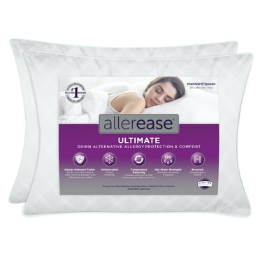 Sertapedic Won't Go Flat Pillows, Set of 2, King Size - Walmart.com