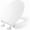 White, variant on Kohler K-25876 Hyten Round Closed-Front Toilet Seat - White