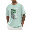 thumbnail image 1 of Tops para hombre, blusas y camisas de cuello redondo y manga corta para hombre, blusas casuales de moda con cuello redondo y manga corta para hombre, blusas para hombre, 1 of 3