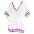 thumbnail image 5 of HAPPY BAY Women's Plus Size Swing Bathing Suit Swimwear Cover Ups 3X-4X White, Solid, 5 of 5