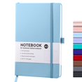 thumbnail image 2 of Lined Classic Pocket Notebook Journal [ Leather Hard Cover ][ 100 Gsm ] [ Ruled ] Premium Thick Paper With Inner Pocket 3.5, 2 of 9