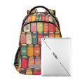 thumbnail image 7 of FORMRS Kids School Backpack Elementary Student Unisex Travel Bookbag with Reflective Stripes, Beige Jar, 7 of 7