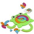 thumbnail image 2 of segolike Cartoon Frog Shapes Match Block Puzzle Kids Crafts Challenges Training Montessori Brain Teasers Toy Board Game, 2 of 9