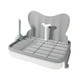 thumbnail image 2 of Caja de arena para perros y cachorros con malla antisalpicaduras, portátil gris, 2 of 9