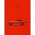 thumbnail image 2 of Rogan, Mark 25x32 Black Ornate Wood Framed with Double Matting Museum Art Print Titled - Dodge Coronet RT426 Hemi 1968, 2 of 4