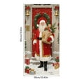 thumbnail image 2 of FeiFu Christmas House Door Cover Curtain Holiday Door and Wall Decor Festive Design for Home Entryway Holiday Atmospheres, 2 of 6