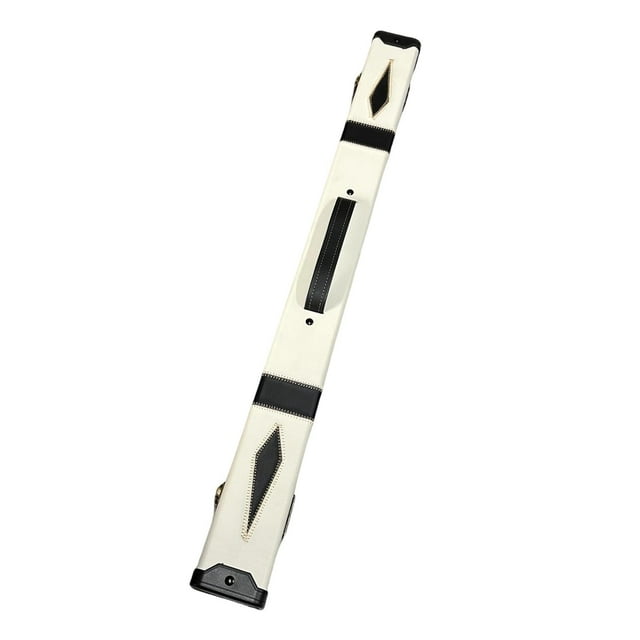 Siruishop Pool Cue Case Pool Billiards Accessories Stylish Portable Pool Cue Stick Box White