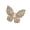 Golden, variant on Women Brooch Three-Dimensional Butterfly Design Pin with Imitation Pearls Rhinestones Suits Coats Sweaters Badge Formal Occasions Decorative Accessories