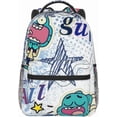 thumbnail image 7 of Kawaii Cartoon Backpack The Amazing Anime World Of Gumball Pattern Backpack Lightweight Durable Travel Laptop Backpack Cartoon Anime Fans Gift, 7 of 7