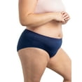 thumbnail image 6 of Fit for Me by Fruit of the Loom Women's Plus Size Breathable Micro-Mesh Hipster Underwear, 6-Pack, 6 of 11