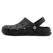 HOBIBEAR Unisex Garden Clogs Shoes Slippers Sandals for Men and Women Black,11 Women/9.5 Men