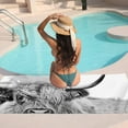 thumbnail image 7 of GZHJMY Beach Towel for Women Girls, Cow Bath Towel, Oversized Lightweight Sport Towel, 31x63 Inch, 7 of 7