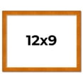 thumbnail image 2 of 12x9 Honey Brown Real Wood Picture Frame Width 0.75 inches | Interior Frame Depth 0.5 inches |, 2 of 8