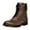 Brown 02, variant on LIBERTYZENO Mens Genuine Cow Leather Winter Casual Boots, Black