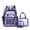 Purple, variant on Clear Backpack Heavy Duty - Large Clear Backpacks for School PVC Transparent Bookbag for Students Work Travel
